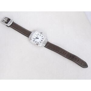 Brighton Orchard Watch Brown Leather Band Quartz Working 7"  New Battery